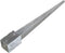vidaXL - Grondpinnen - 12 - st - 9x9x90 - cm - gegalvaniseerd - staal - zilverkleurig