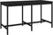vidaXL Tuintafel 203,5x90x110 cm massief grenenhout zwart