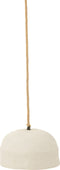J-Line hanglamp Cup - papier mache - wit - large