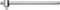 Gedore RED R65200049 3300408 T-greep 1 stuk(s)