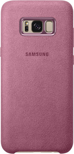 Samsung Galaxy S8+ - Alcantara Cover - Schokbestendig - Roze