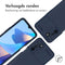 iMoshion Hoesje Geschikt voor Oppo A54s / A16s / A16 Hoesje Siliconen - iMoshion Carbon Softcase Backcover - Blauw