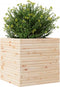 vidaXL - Plantenbak - 70x70x68,5 - cm - massief - grenenhout