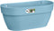 Elho Vibia Campana Wall Basket 35 - Wand Bloempot voor Buiten - 100% Gerecycled Plastic - Ø 35.0 x H 14.8 cm - Vintage blauw