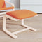 vidaXL - Voetenbank - 51x41x40 - cm - stof - donkergeel