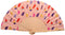 Handwaaier - Japanse handwaaier - ice cream - hout/textiel