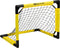 Get & Go Voetbaldoel - Mini opvouwbaar - 55x44x44 cm - zwart/geel (2 stuks)