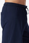 Schiesser Heren Shortama - Korte broek - V-hals - Donker blauw - M