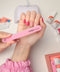 PN Selfcare Shape & Prep Nagelvijl - Dubbelzijdig Roze Manicurevijl en Grijze Buff Zijde ter verbetering en verwijderen Gel Nagellak applicatie - 2 Stuks