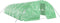 vidaXL - Tuinkas - met - stalen - frame - 60 - m² - 12x5x2,3 - m - groen