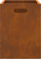 vidaXL - Vuurkorf - Rechthoekig - 50x30x40 - cm - Weerbestendig - Staal