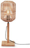 GOOD&MOJO Tafellamp Tanami - Bamboe/Rotan - Ø25cm - Modern