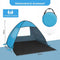 Woltu Pop-Up Strandtent - Blauw - 200 x 150 x 120 cm
