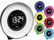 TFA Dostmann 60.2023.02 Quartz Alarm clock White, Blue, Yellow, Green, Rose, Red, Light blue Alarm times 1