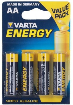 Varta Energy AA - Batterijen - Alkaline - 4-pack (4 stuks)