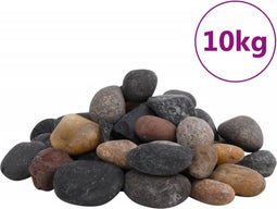 vidaXL - Kiezelstenen - gepolijst - 5-8 - cm - 10 - kg - meerkleurig