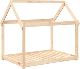 vidaXL - Hondenmand - 111x80x100 - cm - massief - grenenhout