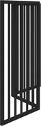 vidaXL - Hondenhek - inklapbaar - 3 - panelen - 150 - cm - populierenhout - zwart