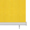 vidaXL - Rolgordijn - voor - buiten - 100x140 - cm - HDPE - geel