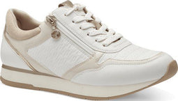 Tamaris Essentials - Dames Sneakers - Comfortabele pasvorm - Offwhite (maat 39)