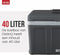 DistinQ Elektrische Koelbox - 40L - Koel- en opwarmfunctie - Grijs