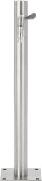 vidaXL - Tuinwaterkolom - rond - 65 - cm - roestvrij - staal