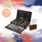 Kunstschilderset 180-delig - Houten koffer - Multicolor