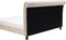 REIMS - Tweepersoonsbed - Beige - 160 x 200 cm - Polyester