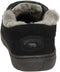 Warmbat Melton - Heren pantoffel - Suède met schapenwol - Zwart - Maat 42