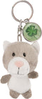 Nici Sleutelhanger Klaverblad Junior 7 Cm Pluche Beige/groen
