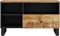vidaXL - Tv-meubel - 80x33x46 - cm - massief - mangohout - en - bewerkt - hout