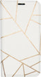 Design Softcase Booktype Samsung Galaxy A20e hoesje - Grafisch Wit / Koper