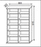 VCM Houten CD DVD-standaard plank kabinet opslag staande plank Ronul Houten CD DVD-standaard plank kabinet opslag staande plank Ronul