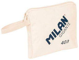 Milan Handtas - Rits - 26,5 x 22 x 3 cm - Beige