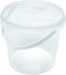 DEPA® Bak - PP - 1000ml - met hengsel - met deksel - transparant - 24 stuks