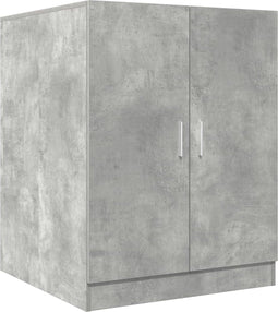 vidaXL - Wasmachinekast - 70,5x71,5x91,5 - cm - betongrijs
