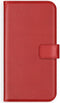 Selencia Hoesje Geschikt voor Samsung Galaxy A20e Hoesje Met Pasjeshouder - Selencia Echt Lederen Bookcase - Rood