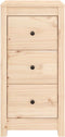 vidaXL - Dressoirs - 2 - st - 40x35x80 - cm - massief - grenenhout