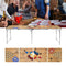 Furniture Limited - Bierpongtafel inklapbaar 240x60x55 cm MDF en aluminium