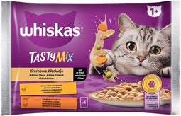Kattenvoer Whiskas Tasty Mix Kip Pauw Lam Plantaardig