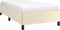 vidaXL - Bedframe - kunstleer - crèmekleurig - 100x200 - cm