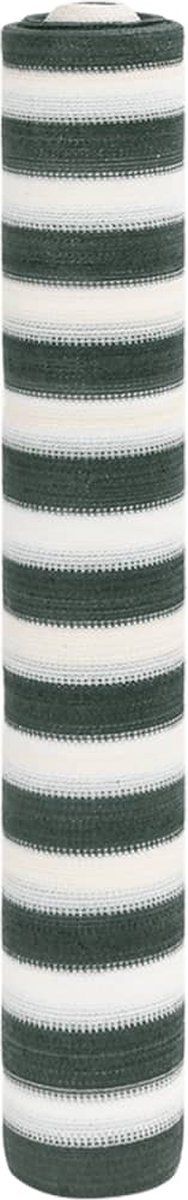 vidaXL - Privacynet - 150 - g/m² - 2x25 - m - HDPE - groen - en - wit