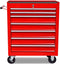 vidaXL - Gereedschapswagen - 7 - lades - rood