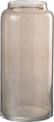 J-Line vaas Recht Lang - glas - amber - small - 40 cm hoog