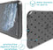 iMoshion Hoesje Geschikt voor iPhone 11 Pro Hoesje Siliconen - iMoshion Design hoesje - Transparant / Zwart / Hearts All Over Black