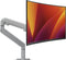 Alberenz® Single Monitorarm Zilver - Monitorbeugel - Zilver met Gasveer - Monitor Beugel - Monitor Arm - Ultrawide monitorarm - Makkelijk Verstelbaar