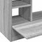 vidaXL - Wandbureau - 105x48x75 - cm - bewerkt - hout - grijs - sonoma - eikenkleurig