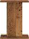 vidaXL - Speakerstandaards - 2 - st - 30x30x40 - cm - bewerkt - hout - oud - houtkleurig