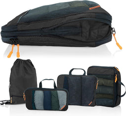 Loonara - Travel Reisorganizer set - Compressiekubussen - Blauw