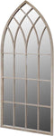 vidaXL - Tuinspiegel - gotisch - boogvormig - 50x115 - cm